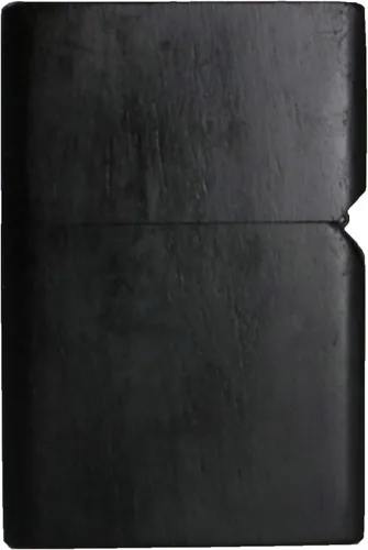 Vista 3 de Caja de carcasa de madera de ébano negro natural tallada para módulo Zippo (Serpiente Cobra)