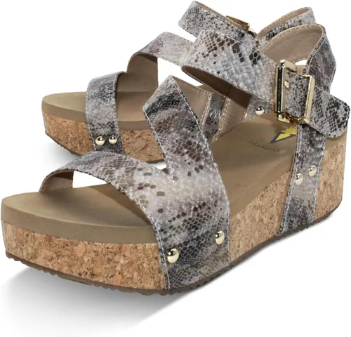 Vista 9 de VOLATILE Women's Biloxi Wedge Sandal Negro