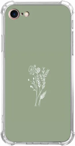 Vista 18 de Funda de Collage Estético para iPhone 7/8/SE2/SE3, Patrón de Citas Positivas, Funda TPU Única y Moderna Compatible con iPhone 7/8/SE2/SE3