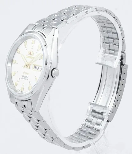 Vista 2 de Orient FAB00009W - Reloj automático para hombre con esfera de acero inoxidable de 3 estrellas