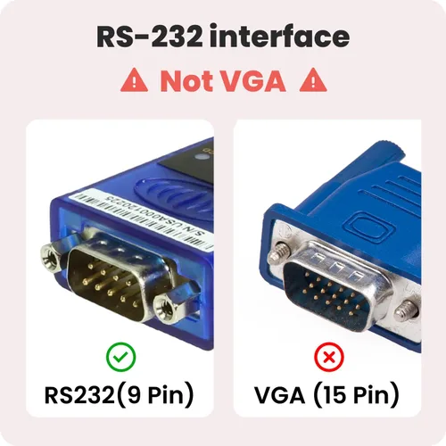Vista 7 de Adaptador USB a serie RS-232 - Chipset FTDI original, luces indicadoras LED de doble color, Plug & Play, utiliza dispositivos seriales DB9 heredados