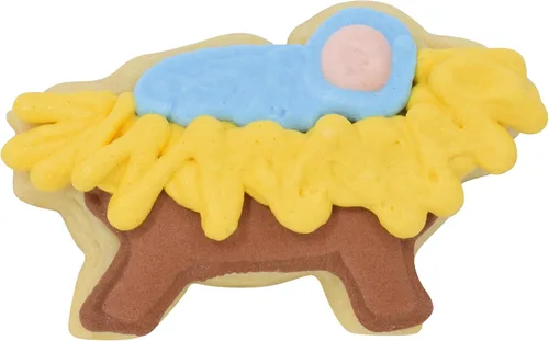 Vista 4 de R&M Juego de cortadores de galletas de Navidad – Juego de 7 piezas de cortadores de galletas de acero para hornear festivo, galletas de escena