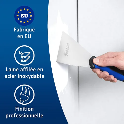 Vista 2 de Cuchillo de masilla de 4 pulgadas El mejor cuchillo para juntas para tus herramientas de paneles de yeso Hecho de acero inoxidable Cuchillo