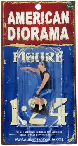 Vista 3 de American Diorama Hotrodders Derek Figurine, 24027 - Accesorio de pasatiempos a escala 1/24