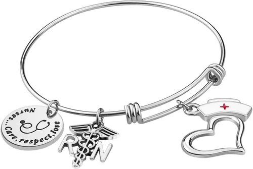 Vista 4 de Regalos de enfermera para mujeres Pulsera de enfermera, regalos de graduación de enfermería, regalos de enfermera, regalos de enfermera, regalos
