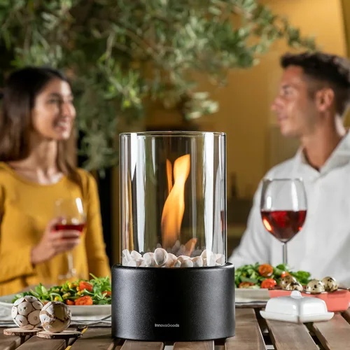 Vista 2 de Chimenea de Mesa de Bioetanol Decorativa Heatfir InnovaGoods