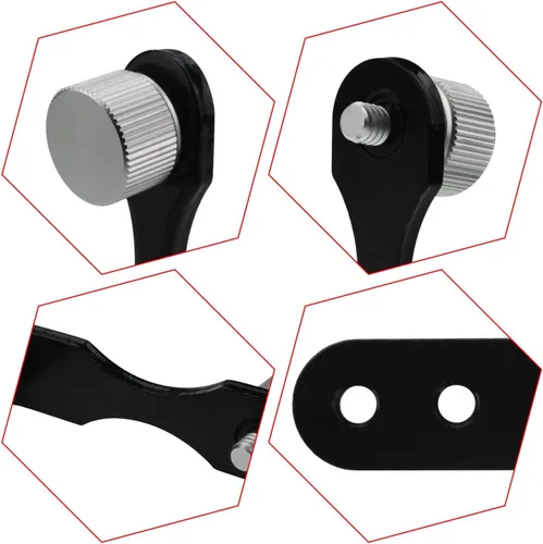 Vista 3 de Astromania Universal L Tipo Metal Binocular Trípode Adaptador para Binocular y Minocular - Negro