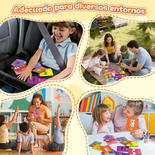 Vista 6 de Tarjetas didácticas de aprendizaje de español para niños pequeños, 60 tarjetas bilingües de doble cara para números, colores, formas, palabras
