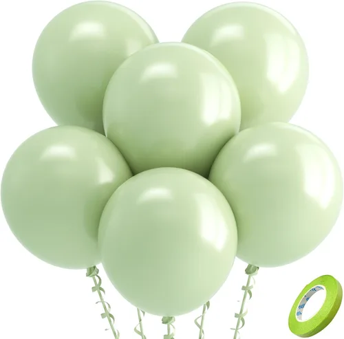 Vista 132 de Bezente Paquete de 150 globos de látex mate color burdeos de 5 pulgadas rojo (07-Red-G42)