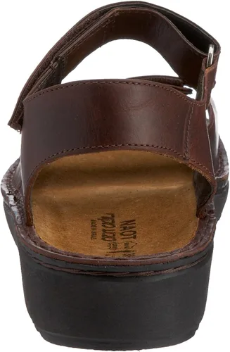 Vista 3 de NAOT Footwear Karenna Sandalia para mujer, negro Crinkle charol