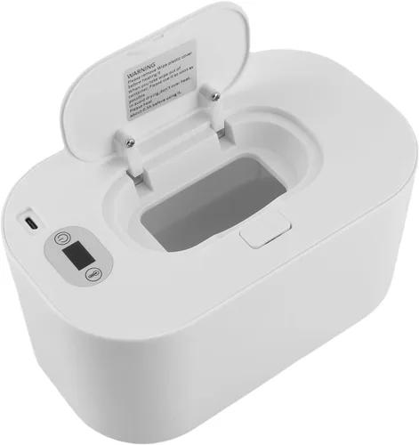 Vista 7 de Kavolet Calentador USB de toallitas húmedas para bebés, dispensador de toallitas húmedas para bebés, 3 modos de temperatura, calentamiento general