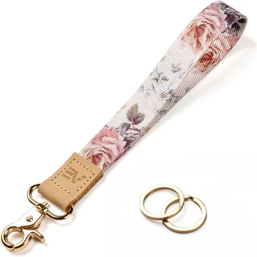Vista 38 de EcoVision - Llaveros lindos con correa para llaves, llavero de muñeca para mujer, correa de insignia con 2 argollas para llaves