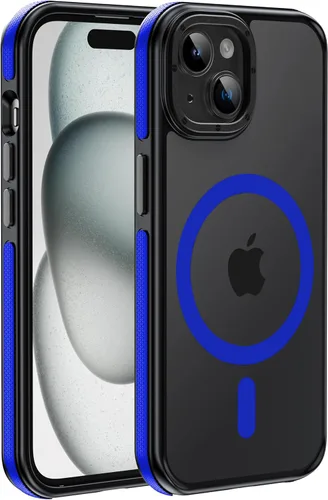 Vista 7 de Funda magnética fuerte para iPhone 12 Pro Max [Protección de grado militar de 10 pies] Compatible con MagSafe, funda protectora a prueba de golpes