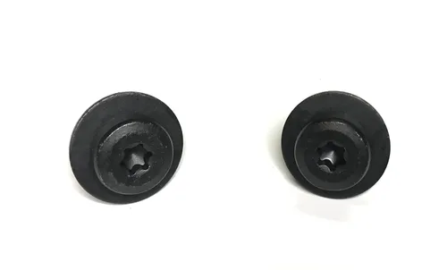 Vista 2 de 2 pernos Torx del cinturón de seguridad femenino delantero compatibles con Wrangler YJ 1987 a 1995