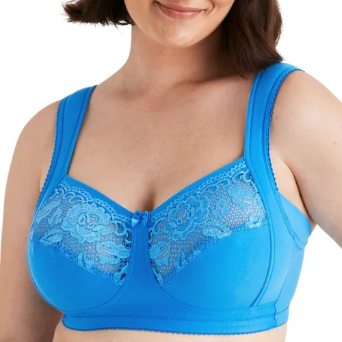 Vista 8 de Miss Mary of Sweden Sujetador de algodón cómodo inalámbrico con soporte de Beige