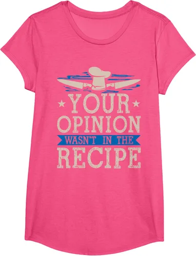 Vista 14 de Cooking Your Opinion Wasnot In The Recipe Chef Cook Baker - Camiseta, Negro, S