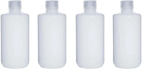 Vista 11 de Botellas de reactivo de HDPE de boca estrecha de 2.0 fl oz, 2 onzas, con tapas de polipropileno, paquete de 20