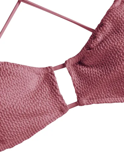 Vista 8 de ZAFUL Conjuntos de bikini para mujer, conjuntos de bikini recortados con cordones de 2 piezas