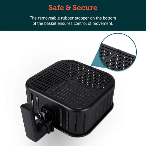 Vista 3 de COSORI Accesorios para freidora de aire, cesta original de repuesto de 5.8 cuartos de galón para freidora COSORI CP358-AF, CS358-AF, antiadherente
