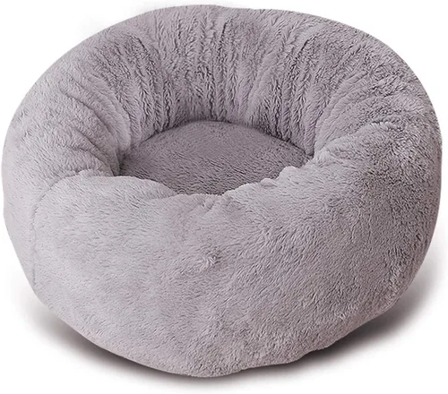 Vista 16 de PETCUTE Cama redonda para gatos, cama para mascotas, cama para mascotas, lavable a máquina