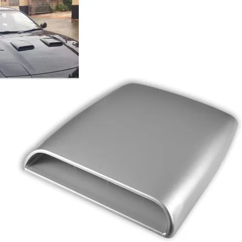 Vista 7 de KaTur Universal Coche Decorativo Flujo De Aire De La Capilla De Admisión Cucharada Ventilación Turbo Capó Gris