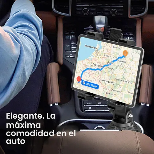 Vista 2 de OHLPRO Soporte universal para tablet de coche para camión, soporte universal para iPad Pro Air Mini de 7 a 11 pulgadas, Galaxy Tab, brazo ajustable