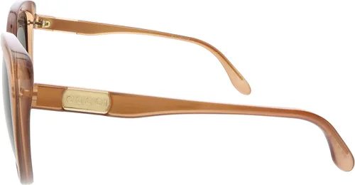 Vista 3 de Gucci GG 0789S 002 - Lentes de sol de plástico marrón con diseño de ojo de gato