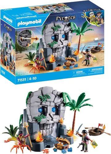 Vista 10 de Playmobil Piratas: Batalla con el pulpo gigante