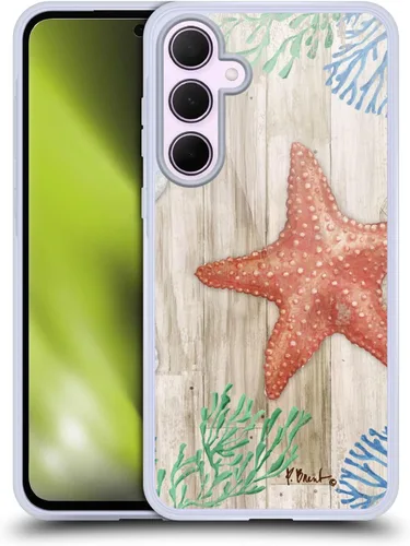 Vista 10 de Head Case Designs Funda de gel suave con licencia oficial de Paul Brent Agate Mermaid Coastal compatible con Samsung Galaxy A35 5G