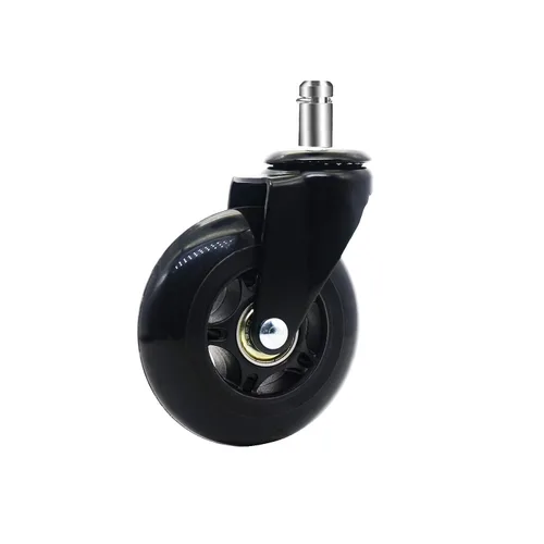Vista 2 de Ruedas giratorias para silla, ruedas resistentes para silla de oficina, ruedas de bola rápidas y silenciosas, enrolladas sobre los cables, protegen