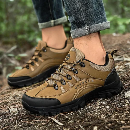 Vista 2 de Zapatos de viaje impermeables para hombre, fascitis plantar, sandalias de moda para verano y otoño, zapatos de senderismo para hombre, suela