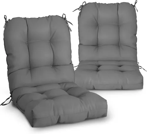 Vista 29 de EAGLE PEAK Cojín Acolchado para Silla de Exterior/Interior para Asiento/Respaldo, Juego de 1, 42'' x 21'', Azul Claro