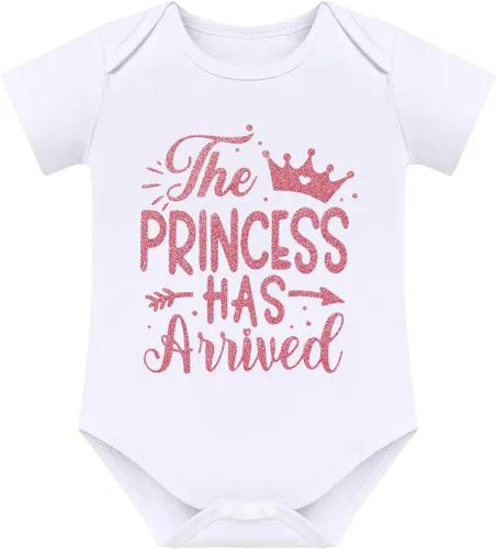 Vista 18 de Conjunto de ropa brillante para recién nacidas para niñas recién nacidas, mameluco de princesa + falda tutú + diadema de flores para sesión de fotos