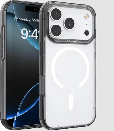 Vista 16 de RAPTIC Shield para iPhone 13 Pro, funda protectora transparente a prueba de golpes, prueba de caídas militares de 10 pies, marco de aluminio