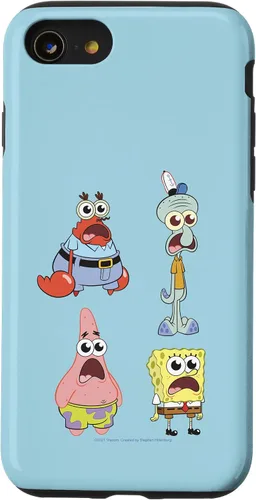 Vista 18 de Spongebob Squarepants Carcasa para iPhone 17 de Group Shot Stare