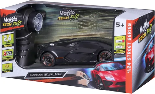 Vista 3 de Maisto Tech R/C Lamborghini Terzo Millenio Escala 1:24 2,4 GHz Negro Brillo