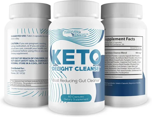 Vista 4 de Keto Delight Cleanse - Limpieza Keto Premium - Promueve la reducción de la hinchazón intestinal para una apariencia saludable - Apoya la salud
