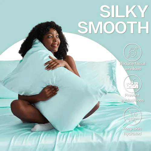 Vista 170 de MR&HM - Funda de almohada de satén