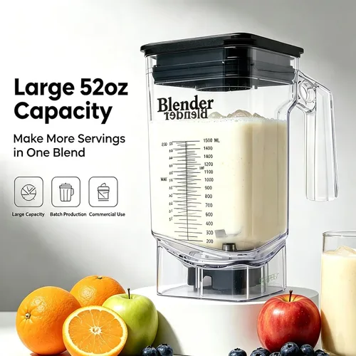 Vista 6 de CRANDDI K80 Frasco de licuadora de repuesto, 52 oz para K80, K85, jarra
