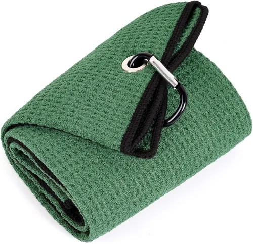 Vista 43 de Mile High Life Toalla de golf premium de tejido de gofre, 16 x 24 pulgadas, extra absorbente y de secado rápido, microfibra ultrasuave, clip