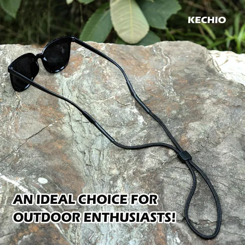 Vista 7 de KECHIO Correa de soporte de gafas deportivas (3 piezas) - Correa de gafas de sol para hombres, mujeres y niños