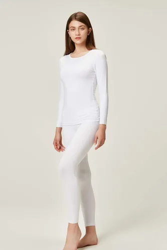 Vista 4 de DEVOPS Conjunto de ropa interior térmica para mujer