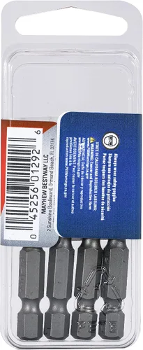 Vista 7 de Mayhew Tools 19213-10 USA Phillips Power Bit, n.º 1 x 2 pulgadas, paquete de 10