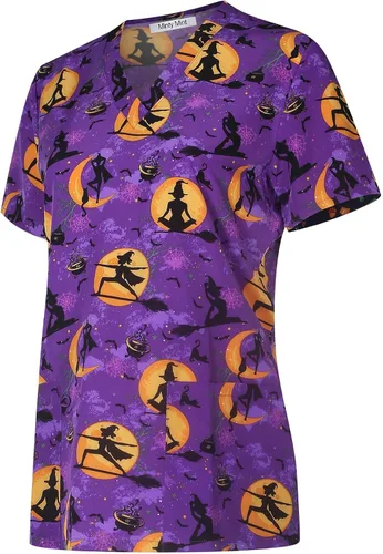 Vista 2 de Minty Mint Camiseta médica de Halloween para mujer