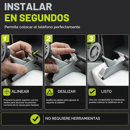Vista 5 de Soporte magnético para teléfono Tesla Cybertruck 2024-2026