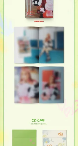 Vista 3 de WEKI MEKI Choi YooJung Girasol 1er álbum individual CD+Póster+Photobook+Fotografía impresa+Tarjeta fotográfica+Polaroid+Pegatina+Seguimiento Versión