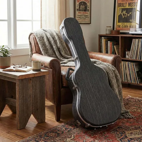 Vista 9 de Gearlux Estuche Deluxe ABS para Guitarra Acústica Dreadnought