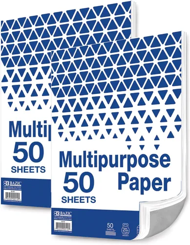 Vista 8 de BAZIC Products Papel multiuso blanco, 8.5 x 11 pulgadas, 50 hojas