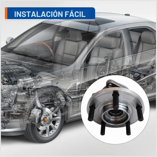 Vista 8 de MACEL 513263 Conjunto de cubo de cojinete de rueda delantera compatible con Chrysler 200 2011-2014, Sebring 2007-2010, Dodge Avenger 2008-2014