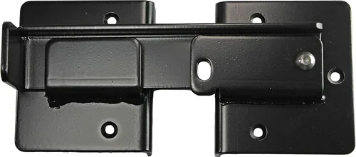 Vista 14 de Cerradura de puerta de centinela de doble puerta. Candado para mayor seguridad con recubrimiento en polvo negro y tiene herrajes. Estuche cantidad 6